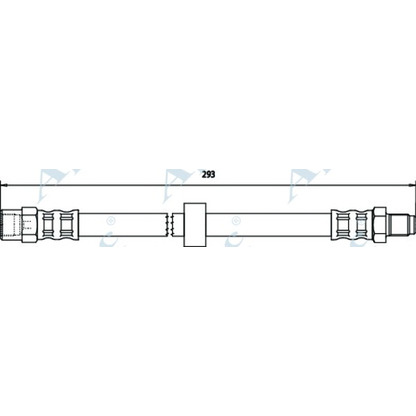 Zdjęcie Przewód hamulcowy elastyczny APEC braking HOS3706