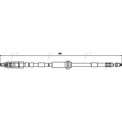 Photo Brake Hose APEC braking HOS3728