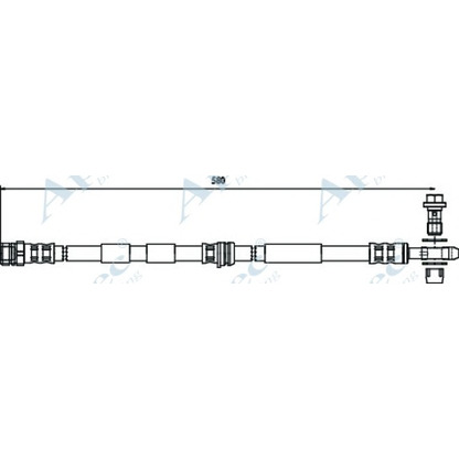 Photo Flexible de frein APEC braking HOS3732