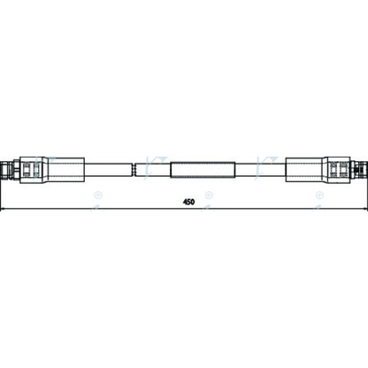 Photo Flexible de frein APEC braking HOS3759