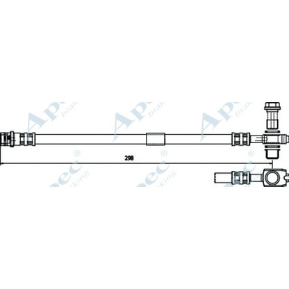 Foto Bremsschlauch APEC braking HOS3764