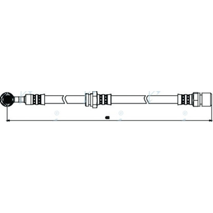Zdjęcie Przewód hamulcowy elastyczny APEC braking HOS3817