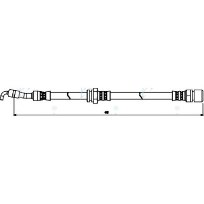 Zdjęcie Przewód hamulcowy elastyczny APEC braking HOS3820