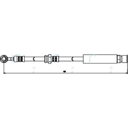 Фото Тормозной шланг APEC braking HOS3823