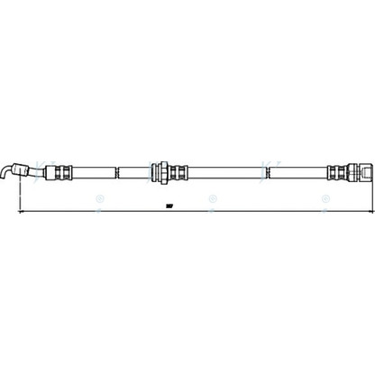 Фото Тормозной шланг APEC braking HOS3825