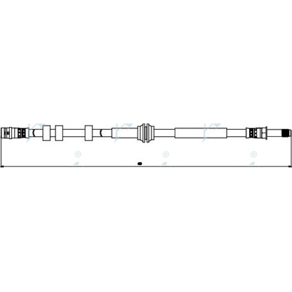 Photo Flexible de frein APEC braking HOS3842