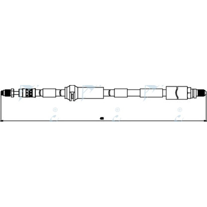 Фото Тормозной шланг APEC braking HOS3847