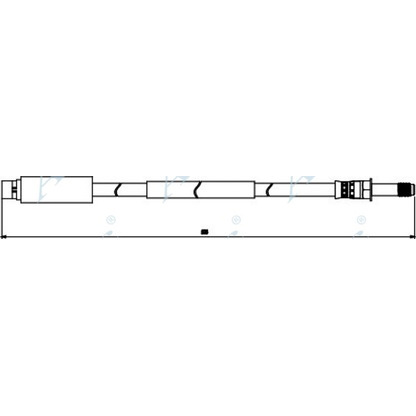 Zdjęcie Przewód hamulcowy elastyczny APEC braking HOS3850