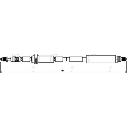 Foto Tubo flexible de frenos APEC braking HOS3851