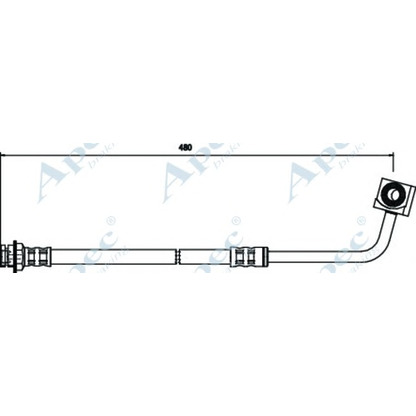 Foto Flessibile del freno APEC braking HOS3526