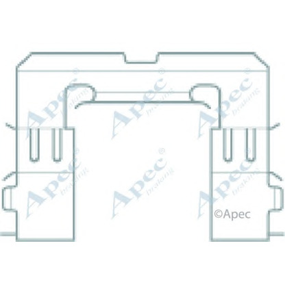 Photo Accessory Kit, disc brake pads APEC braking KIT1190