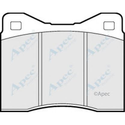 Foto Bremsbelagsatz, Scheibenbremse APEC braking PAD140