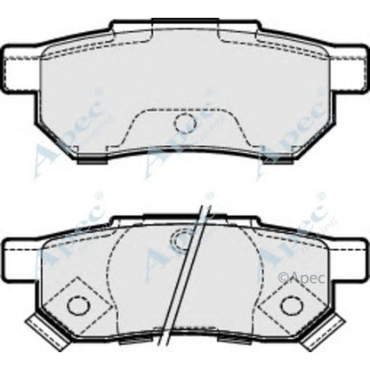 Foto Kit pastiglie freno, Freno a disco APEC braking PAD1854