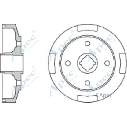 Foto Bremstrommel APEC braking DRM9180