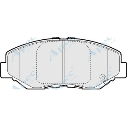 Foto Kit pastiglie freno, Freno a disco APEC braking PAD1303