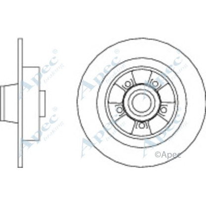 Photo Disque de frein APEC braking DSK2984