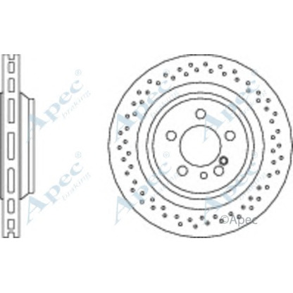 Photo Disque de frein APEC braking DSK3007