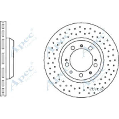 Foto Bremsscheibe APEC braking DSK3008