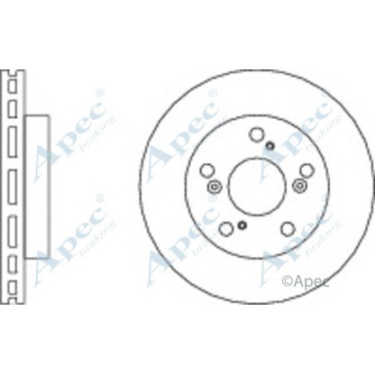 Zdjęcie Tarcza hamulcowa APEC braking DSK3014