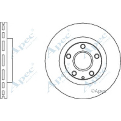 Foto Disco de freno APEC braking DSK3023