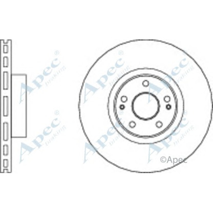 Foto Disco  freno APEC braking DSK3028