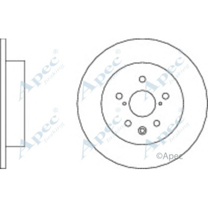 Photo Brake Disc APEC braking DSK3039