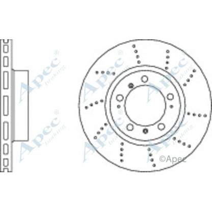 Foto Disco  freno APEC braking DSK3059