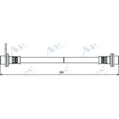 Фото Тормозной шланг APEC braking HOS3911