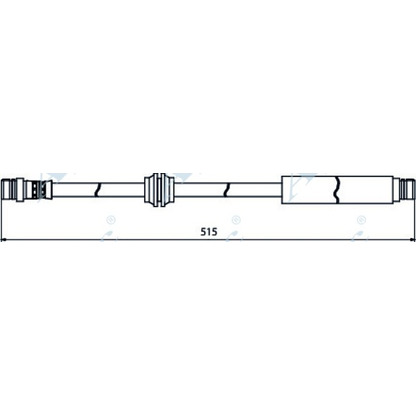 Photo Brake Hose APEC braking HOS3941