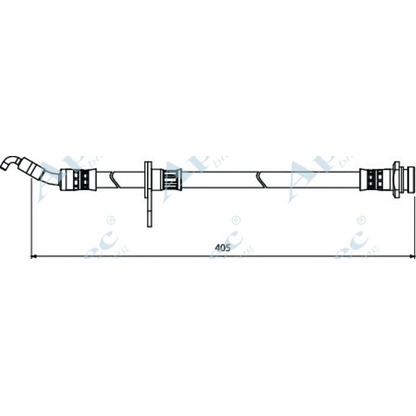 Фото Тормозной шланг APEC braking HOS3977