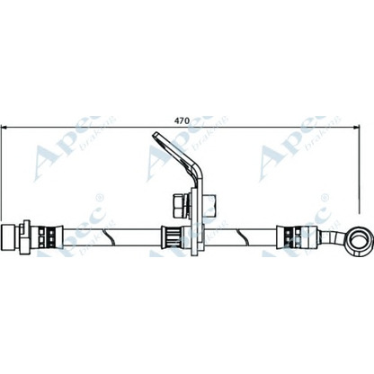 Photo Flexible de frein APEC braking HOS3980