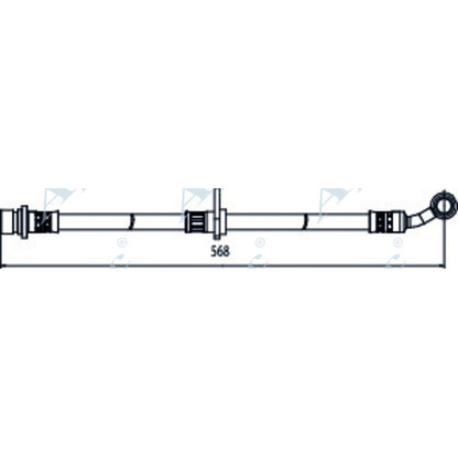 Foto Tubo flexible de frenos APEC braking HOS3995