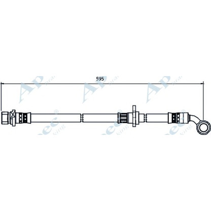 Фото Тормозной шланг APEC braking HOS3997