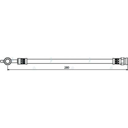 Фото Тормозной шланг APEC braking HOS4029