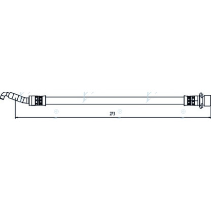 Foto Bremsschlauch APEC braking HOS4071