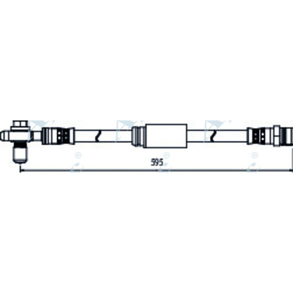 Zdjęcie Przewód hamulcowy elastyczny APEC braking HOS4130