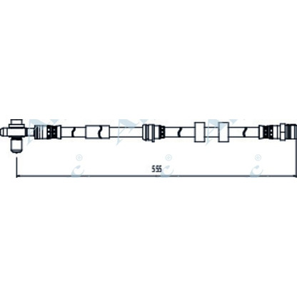 Foto Tubo flexible de frenos APEC braking HOS4135