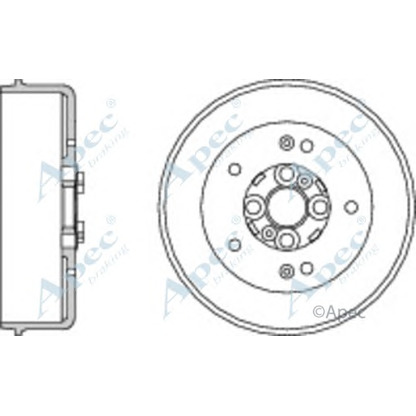 Foto Bremstrommel APEC braking DRM9191