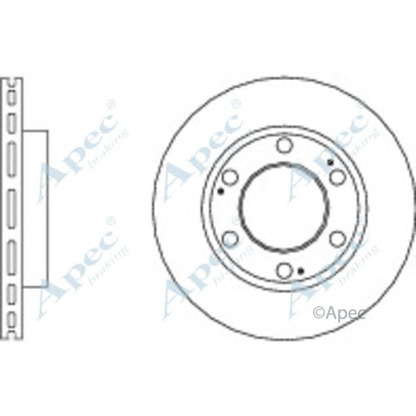 Photo Disque de frein APEC braking DSK2988