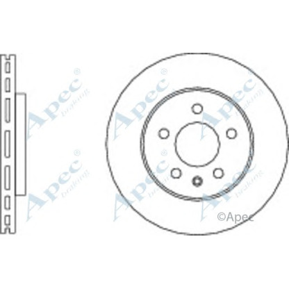 Photo Brake Disc APEC braking DSK2993