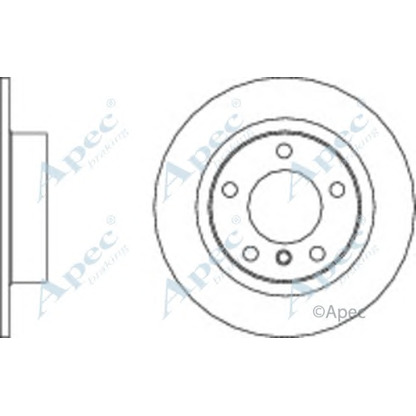 Фото Тормозной диск APEC braking DSK2997