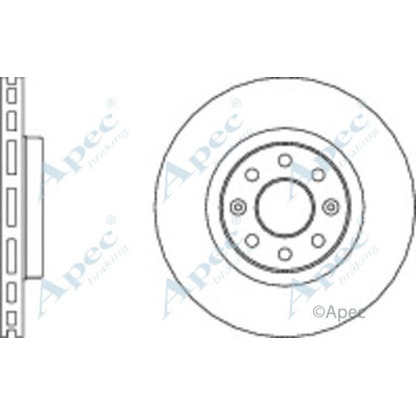 Фото Тормозной диск APEC braking DSK2998