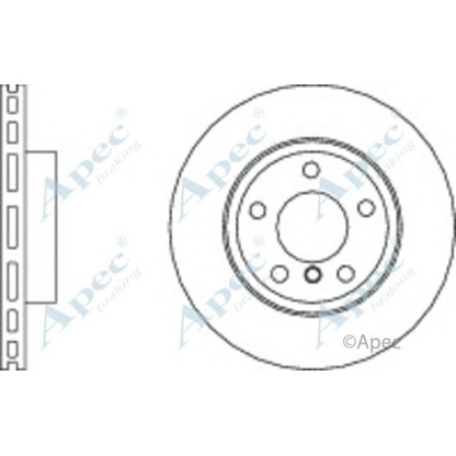 Фото Тормозной диск APEC braking DSK2999