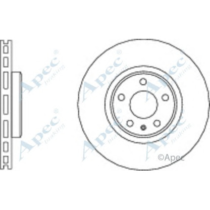 Photo Disque de frein APEC braking DSK3003