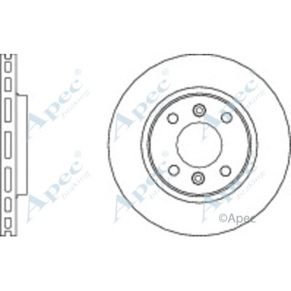 Photo Disque de frein APEC braking DSK3078