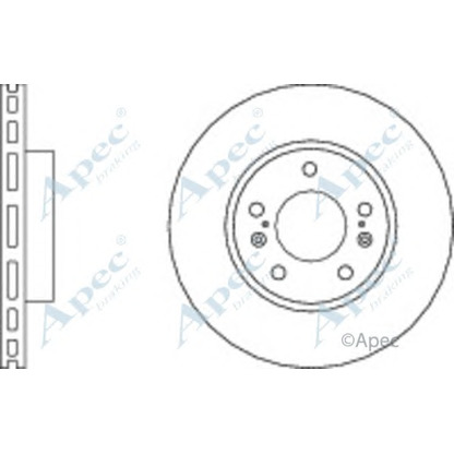 Foto Bremsscheibe APEC braking DSK3080