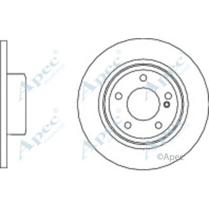 Zdjęcie Tarcza hamulcowa APEC braking DSK3091