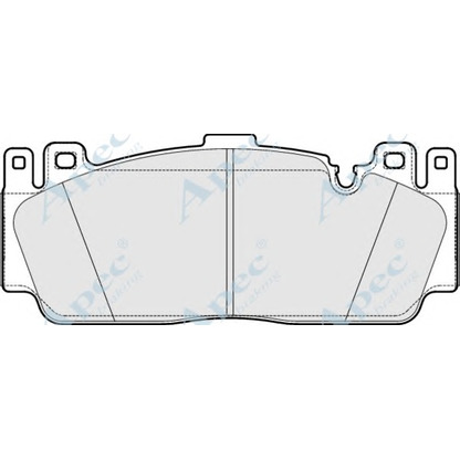 Фото Комплект тормозных колодок, дисковый тормоз APEC braking PAD1952