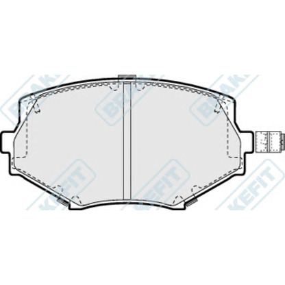 Foto Kit pastiglie freno, Freno a disco APEC braking PD3294