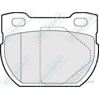 Фото Комплект тормозных колодок, дисковый тормоз APEC braking PD3296